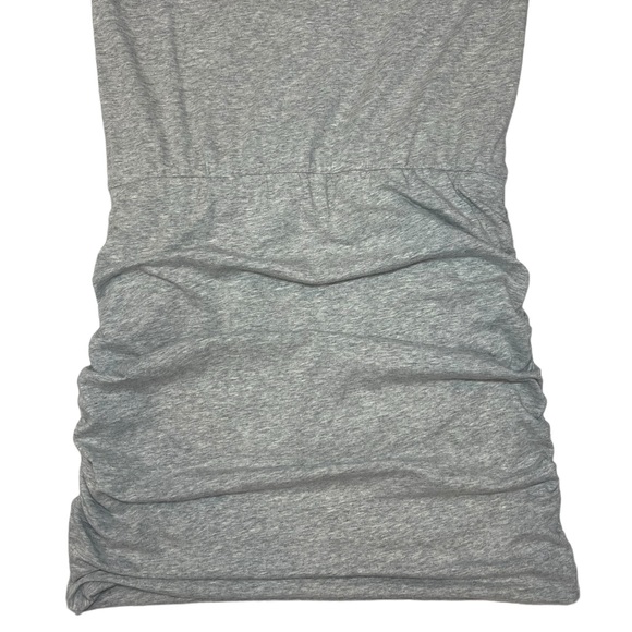 Cabi Everyday Mini Dress Ruched Crew Neck Gray Sleevless Tank Stretch Size Small - Picture 11 of 15